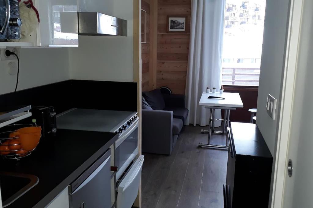 Studio 2 Pers Plein Centre Val Claret ティニュ エクステリア 写真